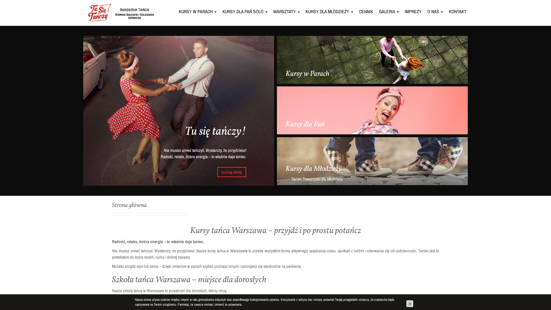 Szkoła tańca Warszawa - akademia tańca | Tu Się Tańczy